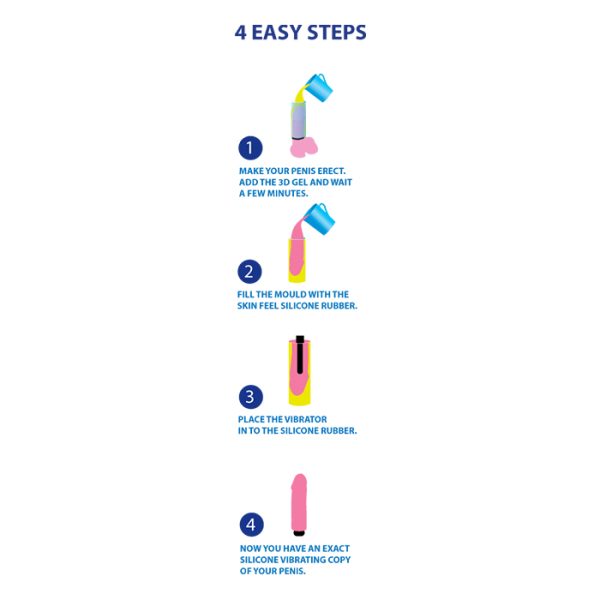 CLONEBOY PENIS MOULD WITH VIBRATOR PINK