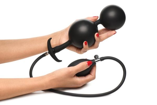 Silikonski analni čep na napuhavanje