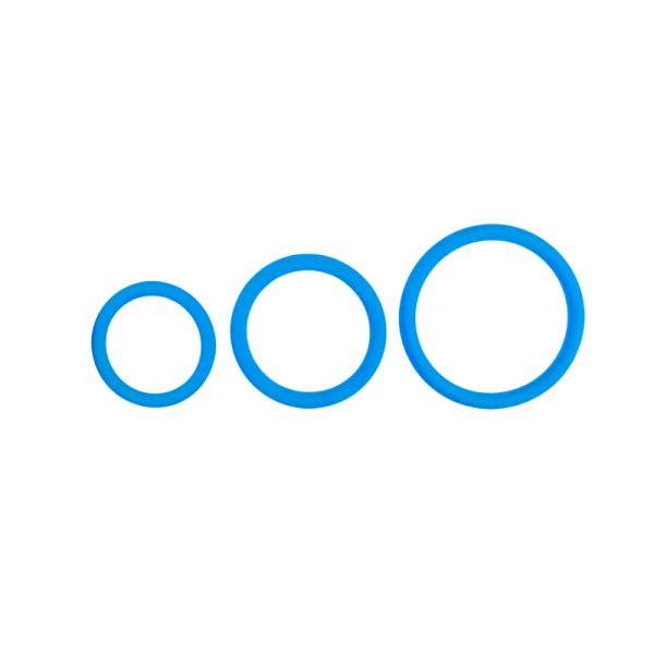 Komplet prstena za penis - plavi