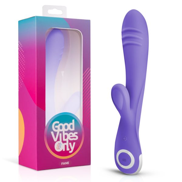 Silikonski Rabbit vibrator Fane, ljubičasti