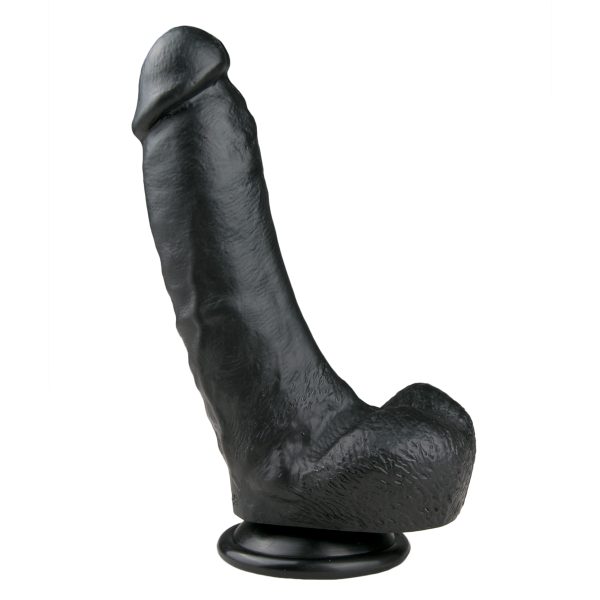 Realistični dildo - 20 cm, crni