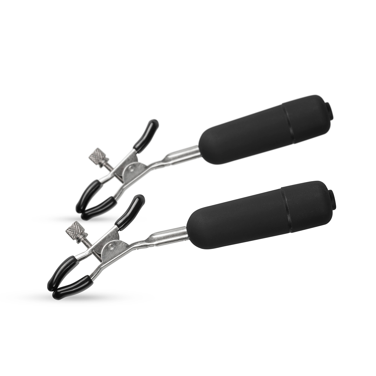 ET617BLK Stezaljke za bradavice s vibratorom - Slika 1