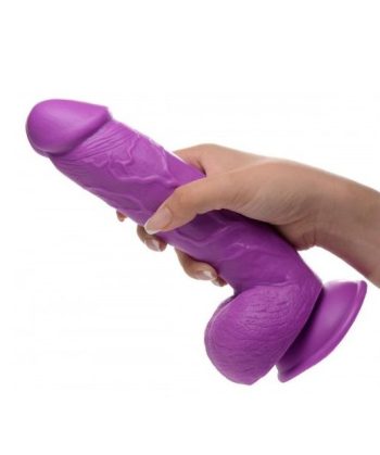 dildo realistico c testiculos 21 cm morado (4)