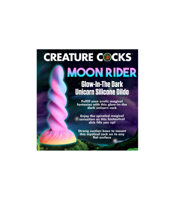 dildo silicona fosforescente moon rider unicorn (3)