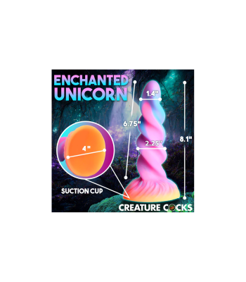 dildo silicona fosforescente moon rider unicorn (4)