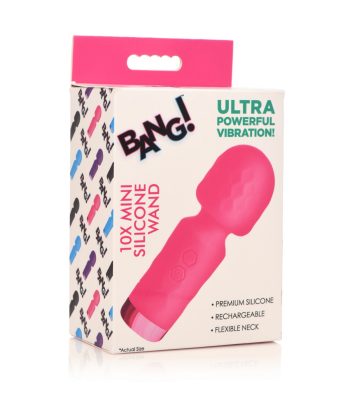 mini masajeador wand recargable silicona rosa (3)