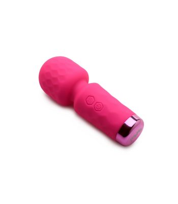 mini masajeador wand recargable silicona rosa (6)